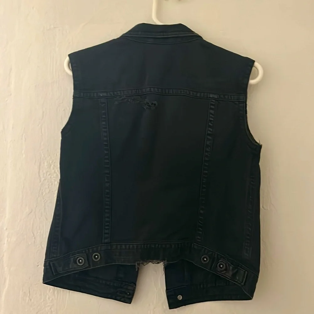 Denim Vest dragon tattoo HnM - Picture 2 of 3